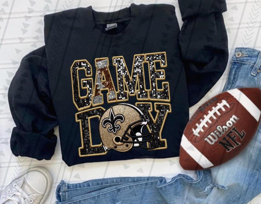 Glitter Football team shirt